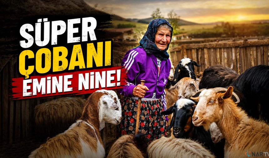 94 Yaşında, 90 yıldır keçileriyle dağlarda.