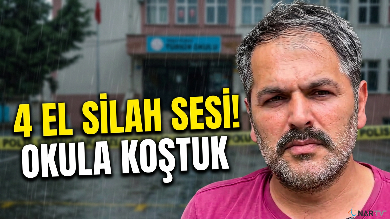 Lisede korku dolu anlar.
