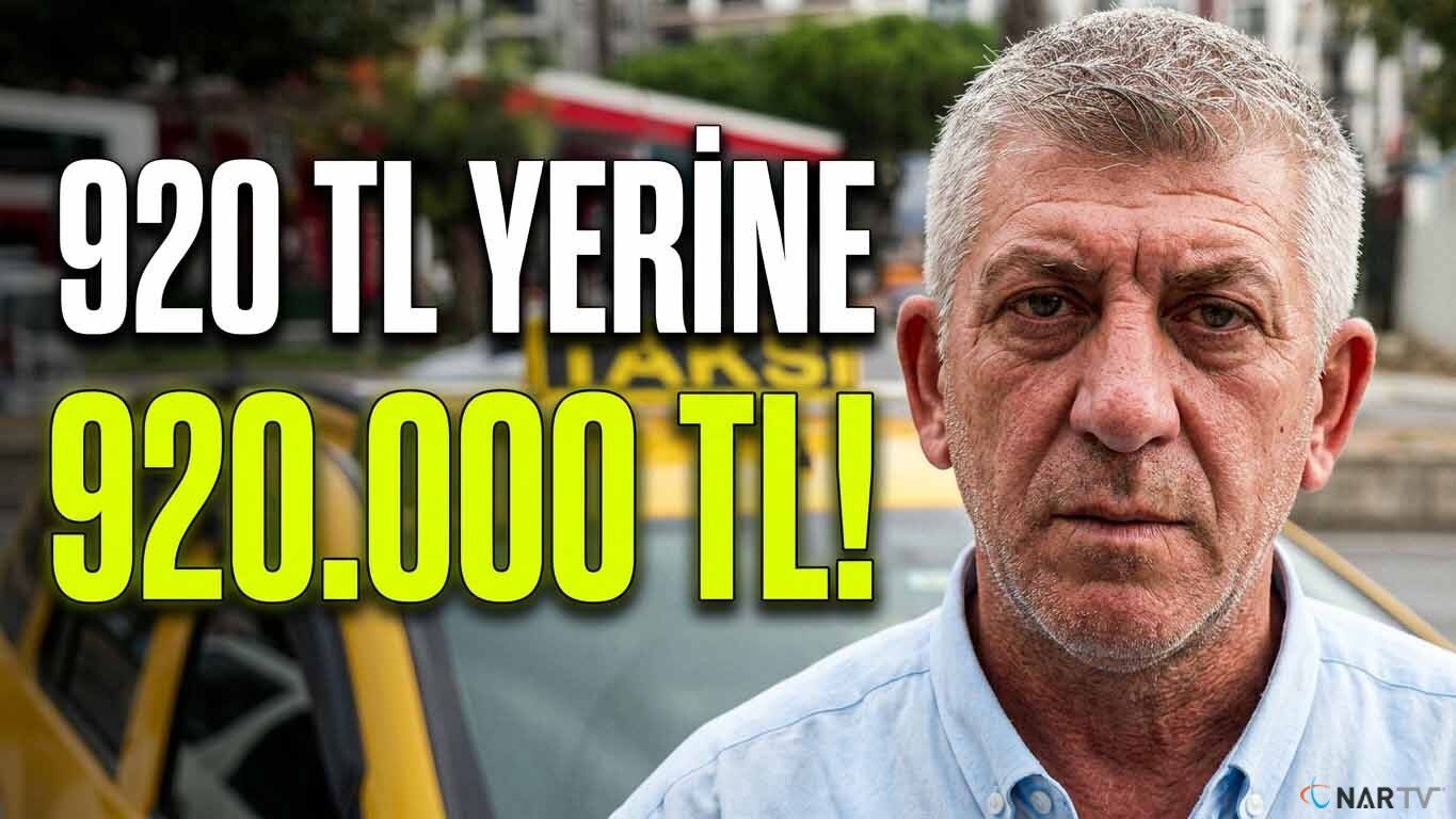 Taksici hesabında servet gördü